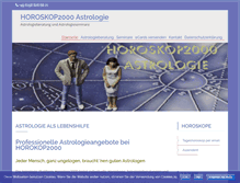 Tablet Screenshot of horoskop2000.de
